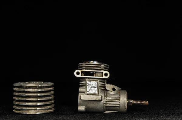 Piston engine motor 3d model — Stock Photo, Image