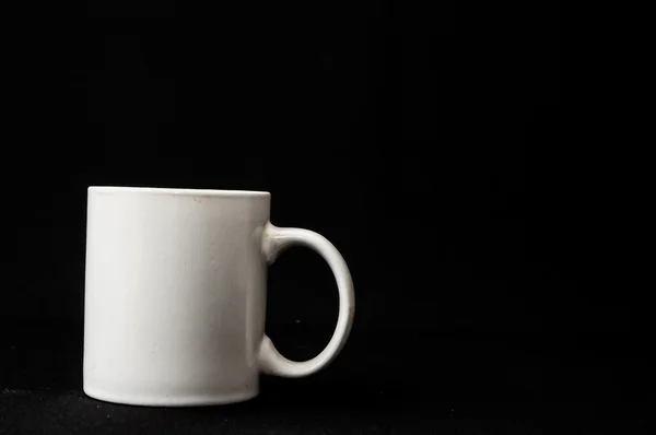 Coffee cup isolated on black... — Stock Photo, Image