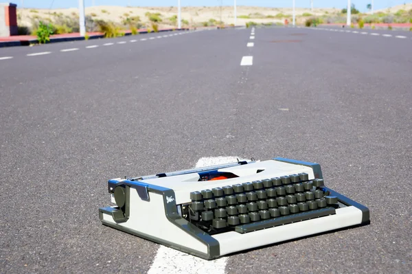 Sulla strada Concetto di scrittura — Foto Stock