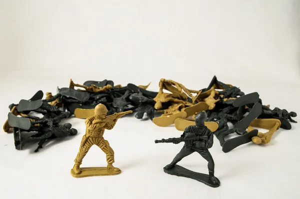 Plastic Lead Soldiers — Stock Photo, Image