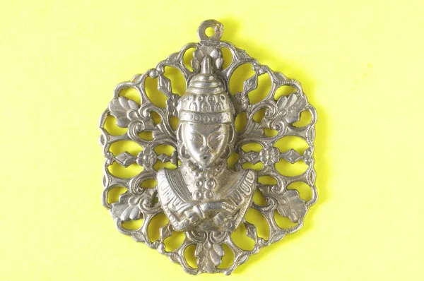 Silver Buddha hänge juvel — Stockfoto