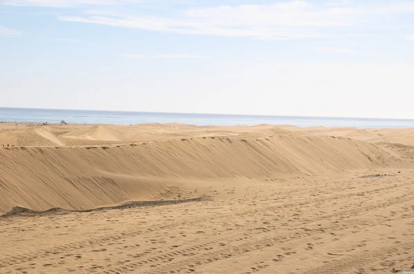 Deserto de dunas de areia — Fotografia de Stock