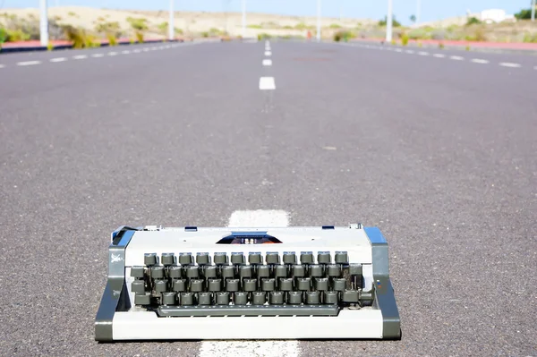 Sulla strada Concetto di scrittura — Foto Stock