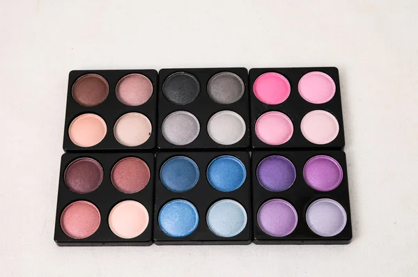 Make-up eyeshadows — Stock fotografie