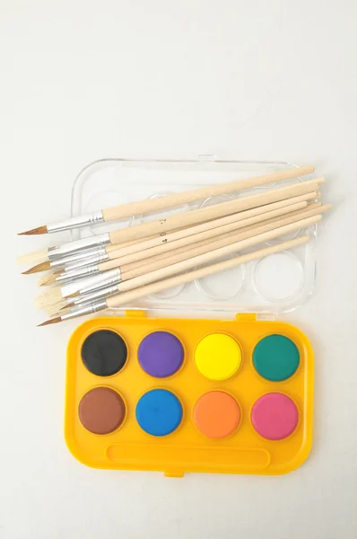 Yellow Watercolor Set — Stock Photo, Image