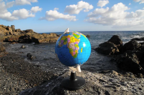 Globes Vintage Planète Terre — Photo