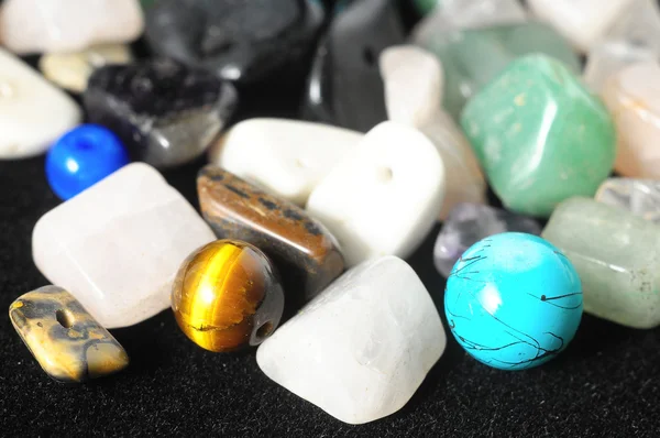 Colored Semi Precious Stones — Stock Photo, Image