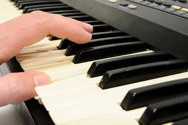 Piano klavier close-up — Stockfoto