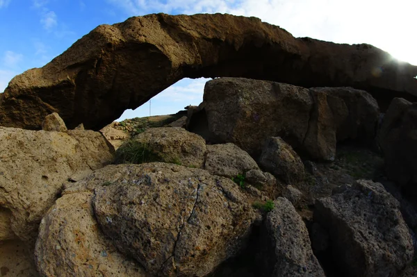 Arco natural no deserto — Fotografia de Stock