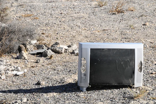 Broken Television — Stockfoto