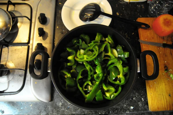 Paprika pot — Stockfoto