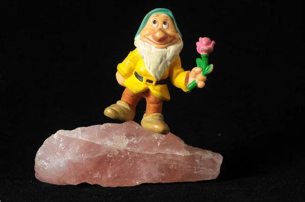Dwarf and Stone — Stock Photo, Image