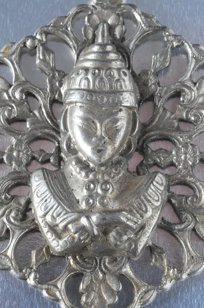 Silver Buddha hänge juvel — Stockfoto