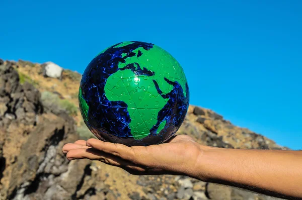 Vintage Old Globe Earth — Stock Photo, Image