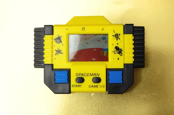 黄色复古电子游戏 — 图库照片