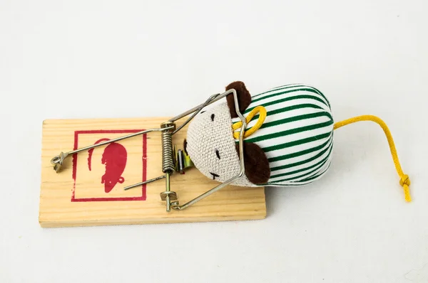 Wooden Mouse Trap — Stock Photo, Image