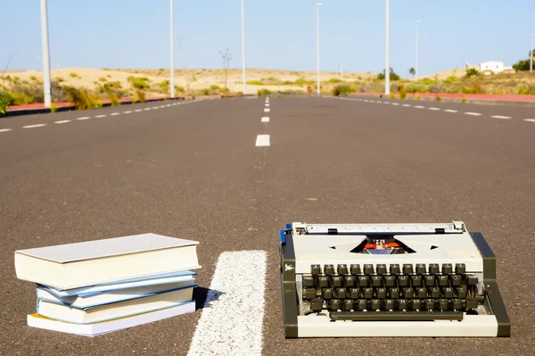 Sulla strada Concetto di scrittura — Foto Stock