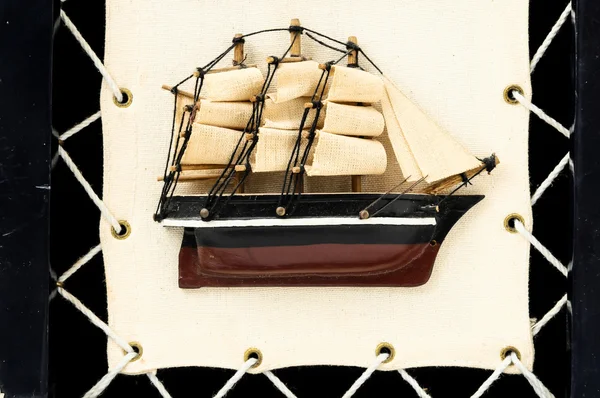 Nava din lemn Figurina — Fotografie, imagine de stoc