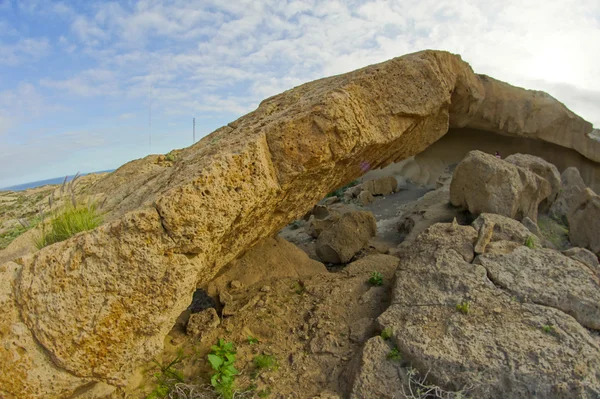 Arco natural no deserto — Fotografia de Stock