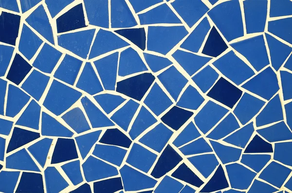 Azul e Branco Textura Mosaic — Fotografia de Stock