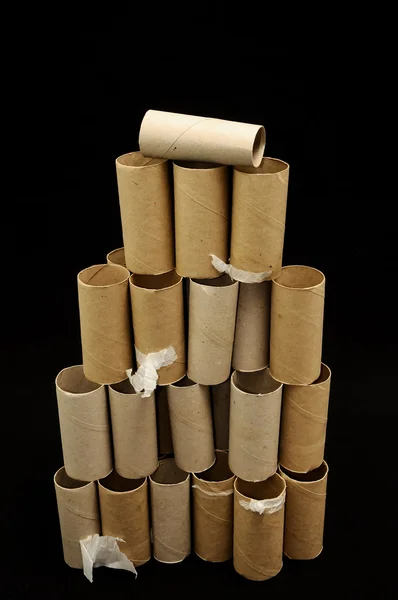 Rollo de papel higiénico vacío — Foto de Stock