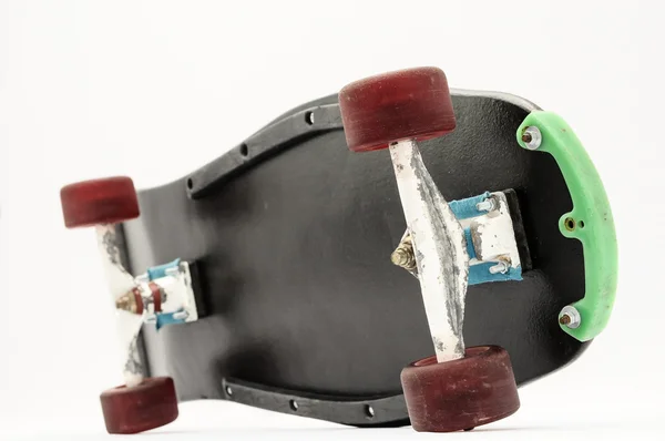 Starý použitý dřevěný skateboard — Stock fotografie