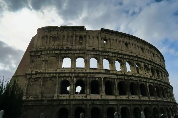 Colosseum Roma Foto Sebagai Latar Belakang Gambar Digital — Stok Foto