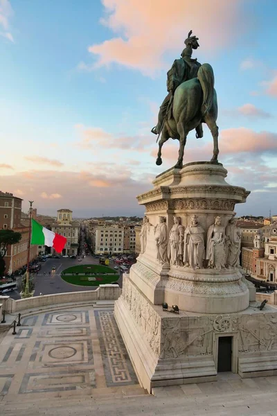 Kilátás Római Olasz Fénykép Mint Háttér Digitális Kép — Stock Fotó