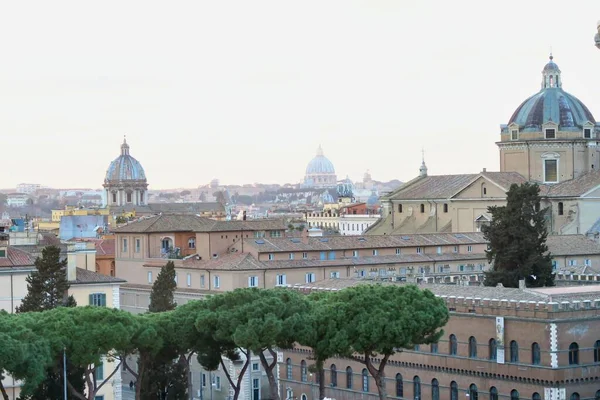 Widok Rzymskiego Włoch Zdjęcie Jako Tło Obraz Cyfrowy — Zdjęcie stockowe