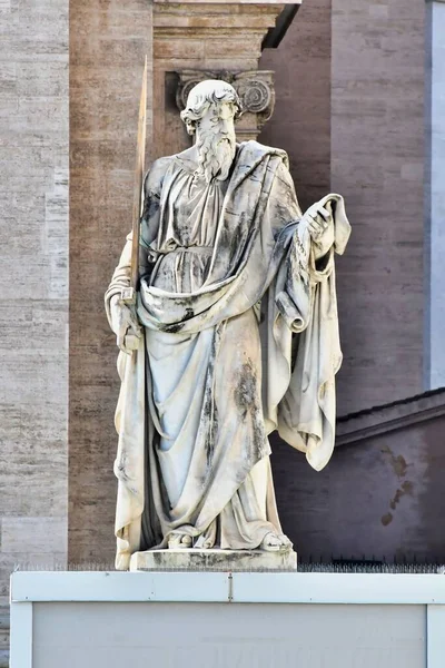 Estátua Peter Vaticana Foto Como Fundo Imagem Digital — Fotografia de Stock