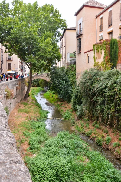 Vista Ciudad Histórica Granada Andalucía España — Foto de Stock