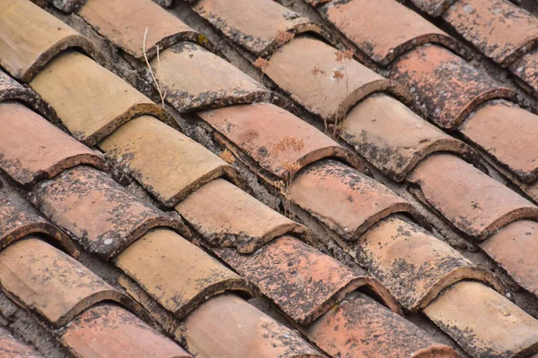 Photo Picture Tiles Building Roof Texture — Stock Photo, Image