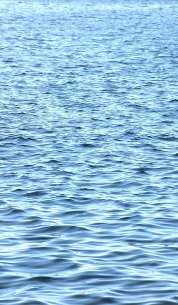 Texture Des Vagues Eau Bleue Sur Océan Atlantique — Photo