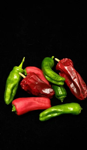 Algunos Chiles Muy Picantes Listos Para Cocinar — Foto de Stock