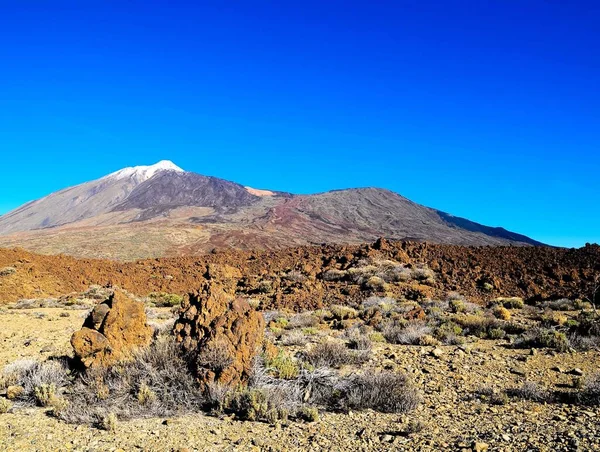 Paesaggio Desertico Nel Parco Nazionale Volcan Teide Tenerife Isole Canarie — Foto Stock