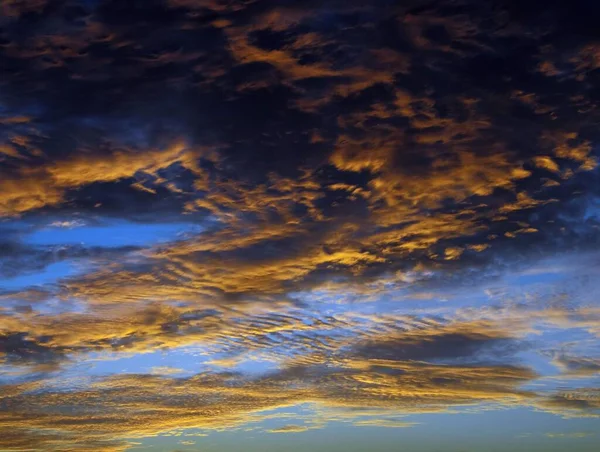 Nuvens Sobre Oceano Atlântico Tenereife Ilhas Canárias Espanha — Fotografia de Stock