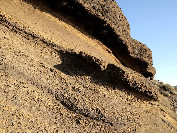 Antiguas Rocas Volcánicas Cerca Del Teide Volcán Tenerife España — Foto de Stock