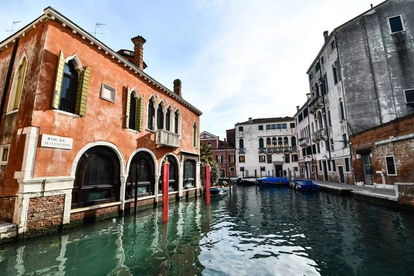 Canal Venice Photo Background Digital Image — 스톡 사진