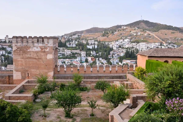 Blick Auf Die Historische Stadt Granada Andalusien — Stockfoto