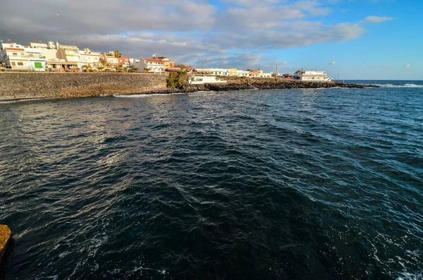 Village Mer Aux Îles Canaries Espagnoles — Photo