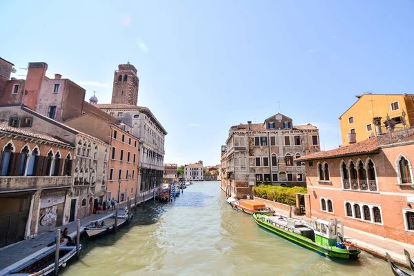 Bild Utsikt Över Den Berömda Italienska Staden Venedig — Stockfoto