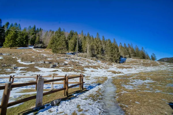 Invierno Las Montañas Foto Como Fondo Imagen Digital —  Fotos de Stock