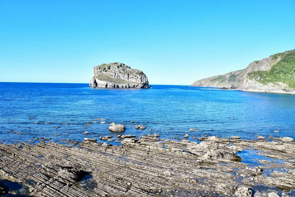 Deniz Kayalar Arkaplan Olarak Fotoğraf Dijital Resim — Stok fotoğraf