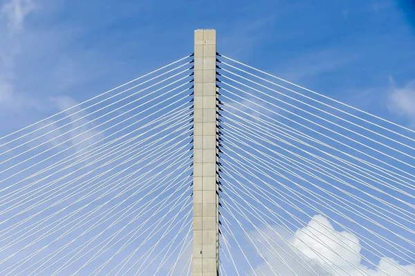 Ponte Moderna Bela Foto Imagem Digital — Fotografia de Stock