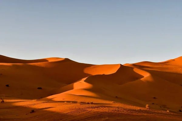Закат Пустыне Красивая Фотография Цифровая Фотография — стоковое фото