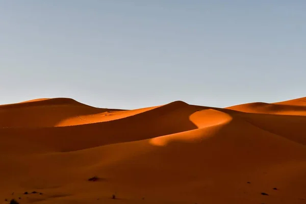 Homokdűnék Sivatagban Gyönyörű Fotó Digitális Kép — Stock Fotó