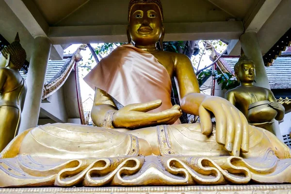 Buddha Szobra Thaiföldön Gyönyörű Fotó Digitális Kép — Stock Fotó