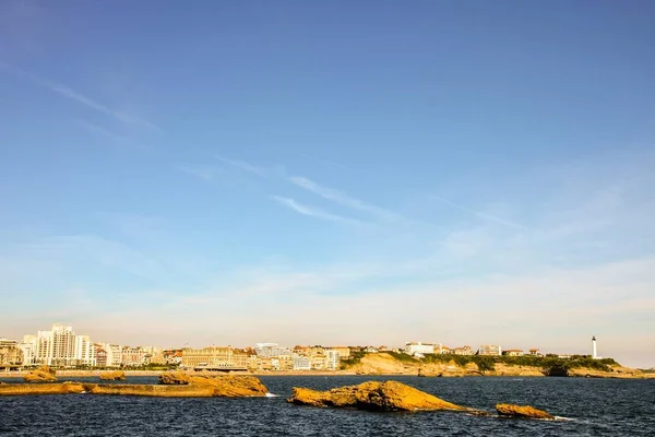 Fransa Nın Biarritz Şehrinin Detayları Manzaraları — Stok fotoğraf