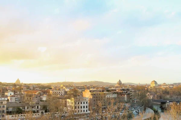 Вид Місто Халат Італю — стокове фото