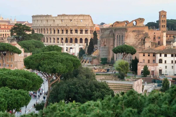 Řím Itálie Pohled Staré Město — Stock fotografie